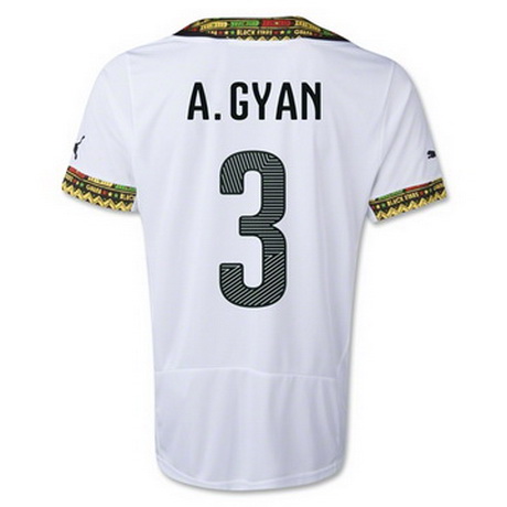 Camiseta A.GYAN del Ghana Primera 2014-2015 baratas