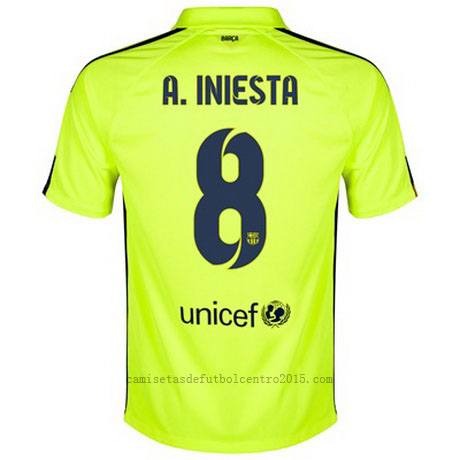 Camiseta A.Iniesta del Barcelona Tercera 2014-2015 baratas
