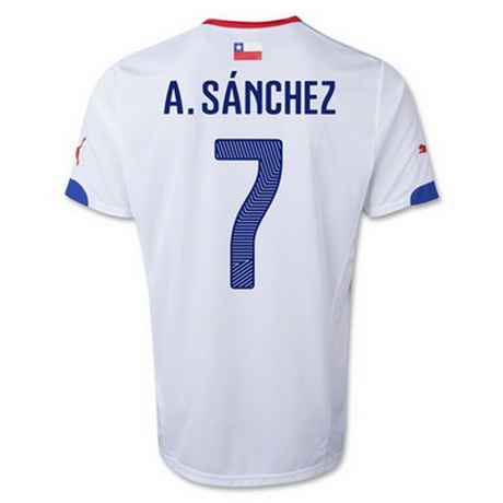 Camiseta A.SANCHEZ del Chile Segunda 2014-2015 baratas