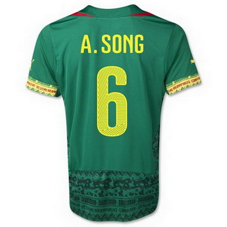 Camiseta A.Song del Camerun Primera 2014-2015 baratas