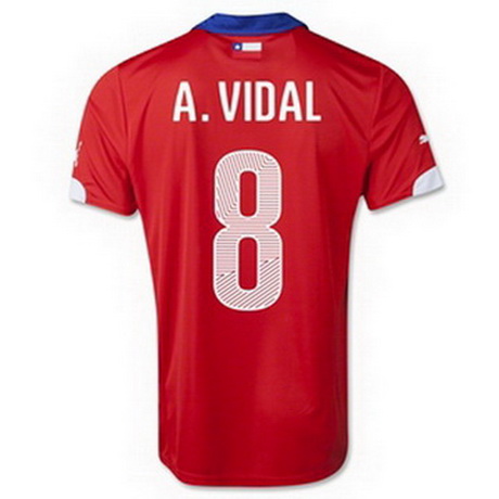 Camiseta A.VIDAL del Chile Primera 2014-2015 baratas