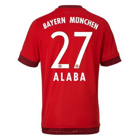 Camiseta ALABA del Bayern Munich Primera 2015-2016 baratas