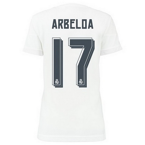 Camiseta ARBELOA del Real Madrid Mujer Primera 2015-2016 baratas