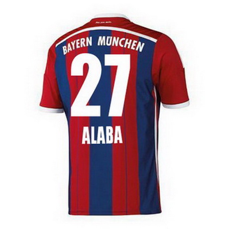 Camiseta Alaba del Bayern Munich Primera 2014-2015 baratas