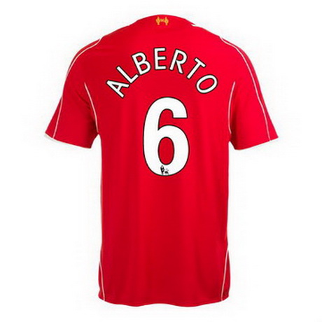 Camiseta Alberto del Liverpool Primera 2014-2015 baratas
