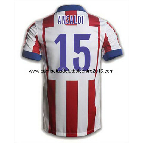 Camiseta Ansaldi del Atletico de Madrid Primera 2014-2015 baratas