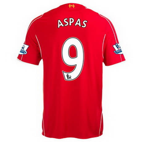 Camiseta Aspas del Liverpool Primera 2014-2015 baratas