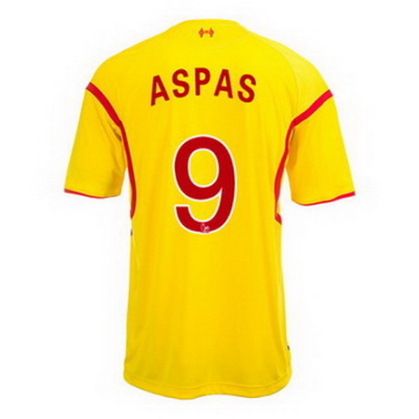 Camiseta Aspas del Liverpool Segunda 2014-2015 baratas