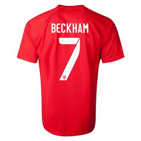 Camiseta BECKHAM del Inglaterra Segunda 2014-2015 baratas
