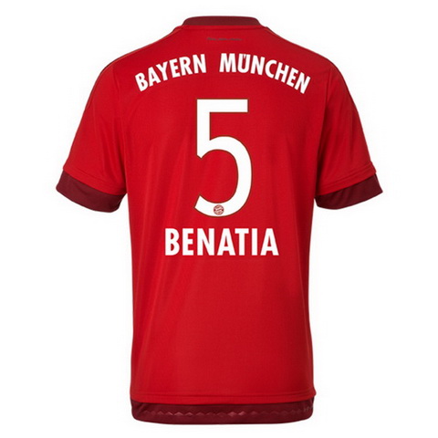 Camiseta BENATIA del Bayern Munich Primera 2015-2016 baratas