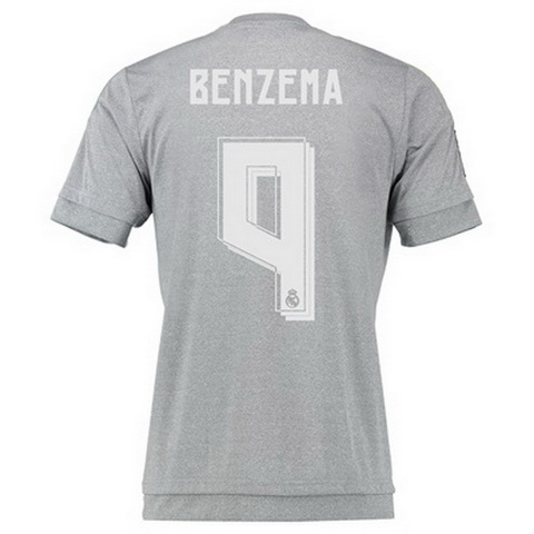 Camiseta BENZEMA del Real Madrid Segunda 2015-2016 baratas