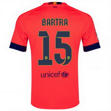 Camiseta Bartra del Barcelona Segunda 2014-2015 baratas