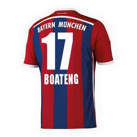 Camiseta Boateng del Bayern Munich Primera 2014-2015 baratas