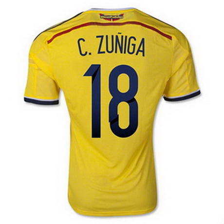 Camiseta C.ZUNIGA del Colombia Primera 2014-2015 baratas