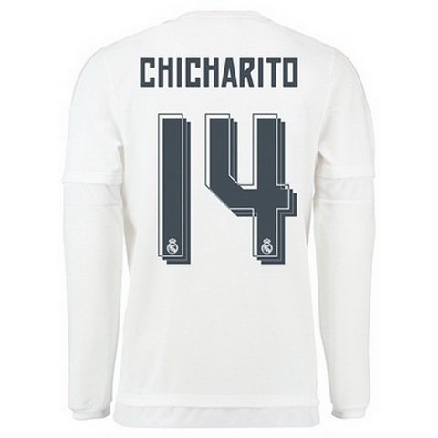Camiseta CHICHARITD del Real Madrid ML Primera 2015-2016 baratas