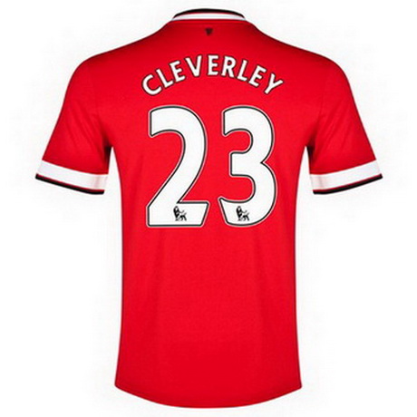 Camiseta CLEVERLEY del Manchester United Primera 2014-2015 baratas