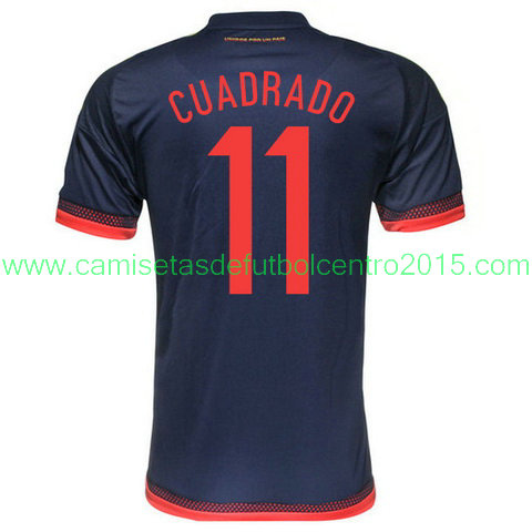 Camiseta CUADRADO del Colombia Segunda 2015-2016 baratas