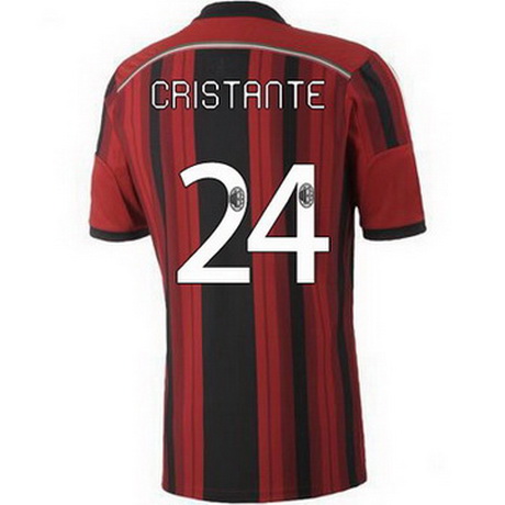 Camiseta Cristante del AC Milan Primera 2014-2015 baratas
