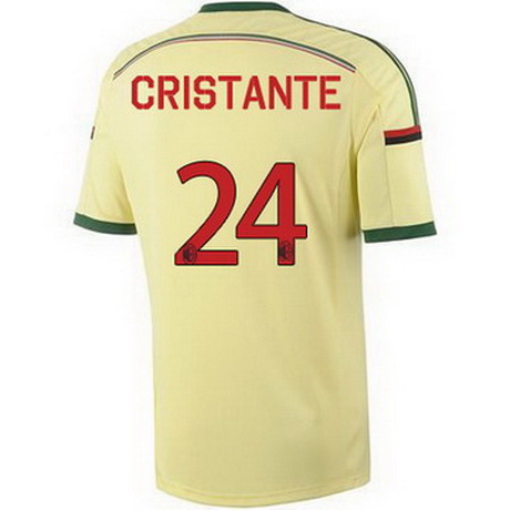 Camiseta Cristante del AC Milan Tercera 2014-2015 baratas