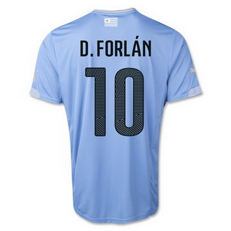 Camiseta D.FORLAN del Uruguay Primera 2014-2015 baratas