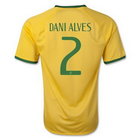 Camiseta DANI ALVES del Brasil Primera 2014-2015 baratas