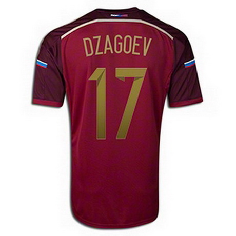 Camiseta DZAGOEV del Rusia Primera 2014-2015 baratas