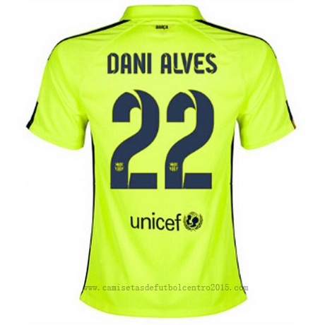 Camiseta Dani Alves del Barcelona Mujer Tercera 2014-2015 baratas