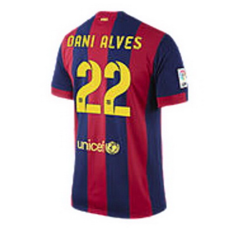 Camiseta Dani Alves del Barcelona Primera 2014-2015 baratas