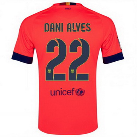 Camiseta Dani Alves del Barcelona Segunda 2014-2015 baratas - Haga un click en la imagen para cerrar