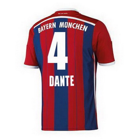 Camiseta Dante del Bayern Munich Primera 2014-2015 baratas