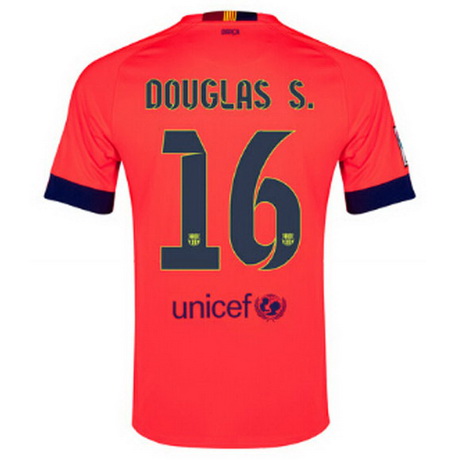 Camiseta Douglas del Barcelona Segunda 2014-2015 baratas
