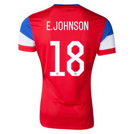 Camiseta E.JOHNSON del USA Segunda 2014-2015 baratas