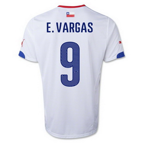 Camiseta E.VARGAS del Chile Segunda 2014-2015 baratas