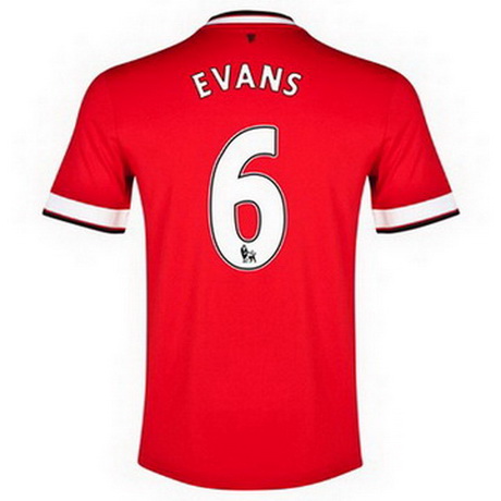 Camiseta EVANS del Manchester United Primera 2014-2015 baratas