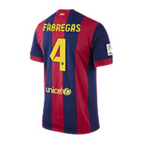 Camiseta FABREGAS del Barcelona Primera 2014-2015 baratas