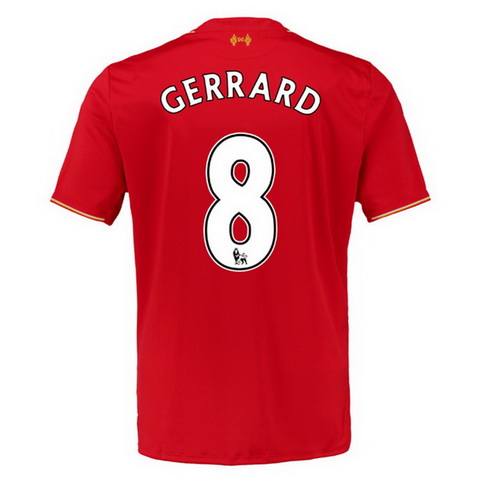 Camiseta GERRARD del Liverpool Primera 2015-2016 baratas - Haga un click en la imagen para cerrar