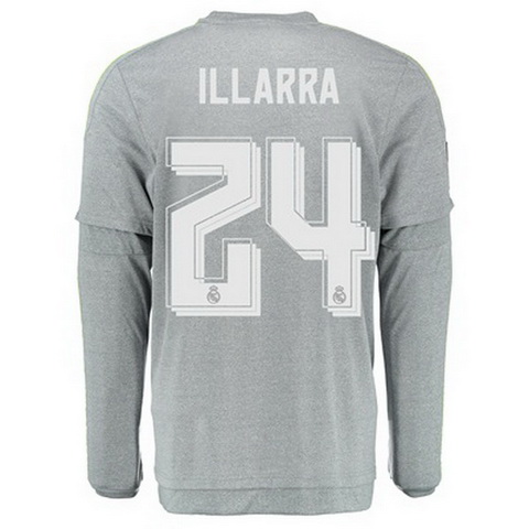 Camiseta ILLARRA del Real Madrid ML Segunda 2015-2016 baratas