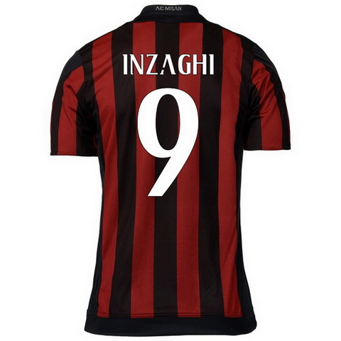 Camiseta INZAGHI del AC Milan Primera 2015-2016 baratas