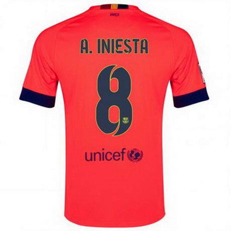 Camiseta INIESTA del Barcelona Segunda 2014-2015 baratas