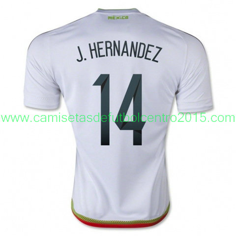 Camiseta J.HERNANDEZ del Mexico Segunda 2015-2016 baratas