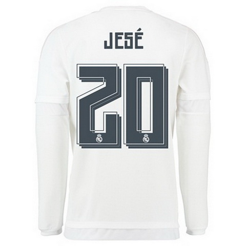 Camiseta JESE del Real Madrid ML Primera 2015-2016 baratas