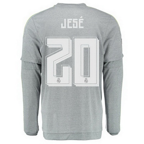 Camiseta JESE del Real Madrid ML Segunda 2015-2016 baratas
