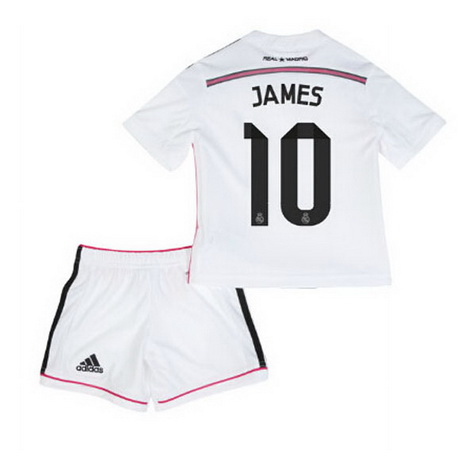 Camiseta James del Real Madrid Nino Primera 2014-2015 baratas