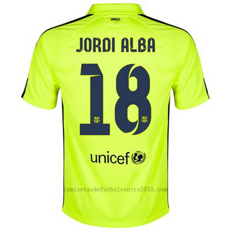 Camiseta Jordi Alba del Barcelona Tercera 2014-2015 baratas