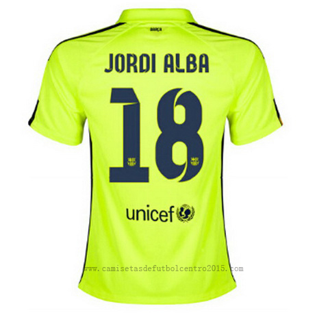 Camiseta Jordi del Barcelona Mujer Tercera 2014-2015 baratas
