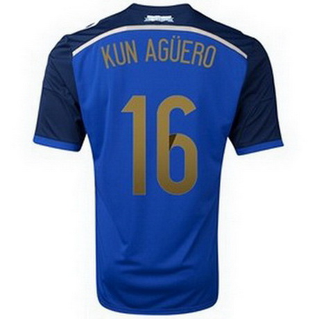 Camiseta KUN AGUERO del Argentina Segunda 2014-2015 baratas