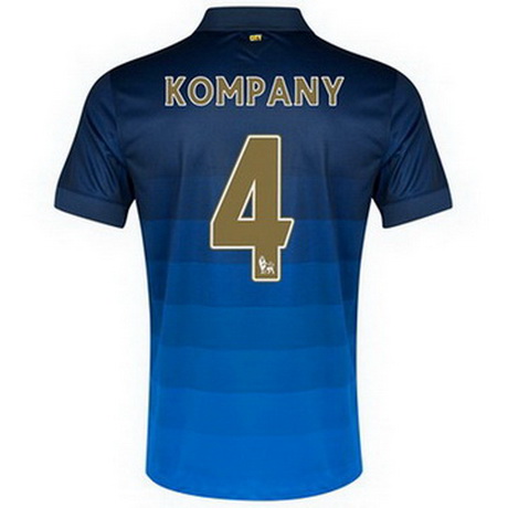 Camiseta Kompany del Manchester City Segunda 2014-2015 baratas