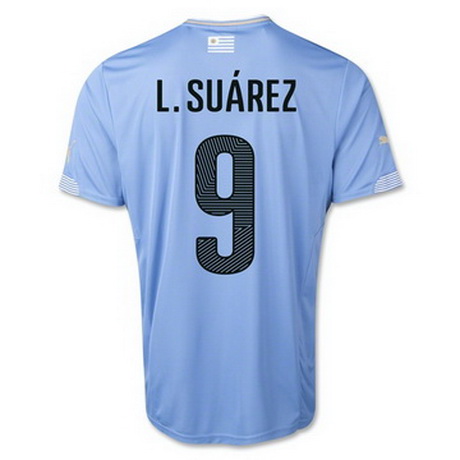 Camiseta L.SUAREZ del Uruguay Primera 2014-2015 baratas