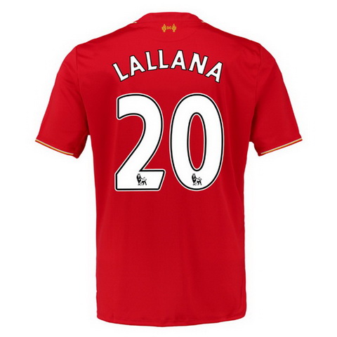 Camiseta LALLANA del Liverpool Primera 2015-2016 baratas