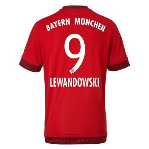 Camiseta LEWANDOWSKI del Bayern Munich Primera 2015-2016 baratas